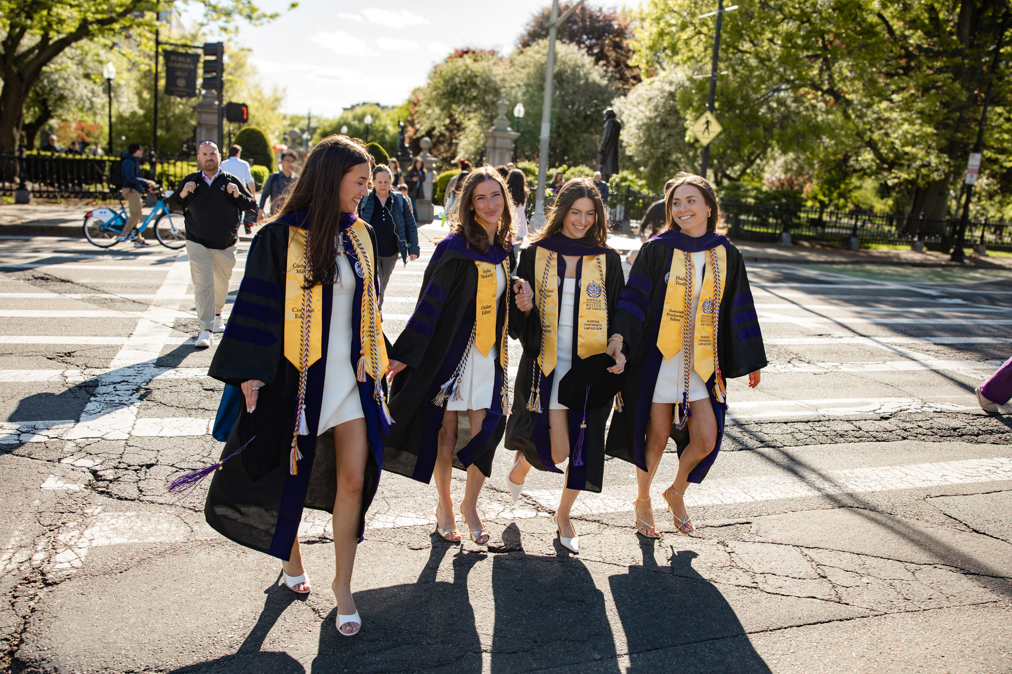 Graduate tossing their cap in celebration